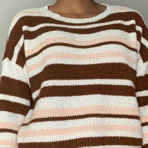 Long sleeve striped sweater